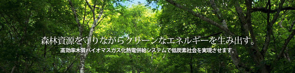 環境を守りながら、人々を守るエネルギーを生み出す。