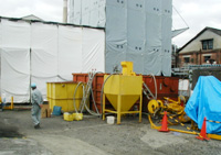 焼却炉解体工事ダイオキシン類排水処理